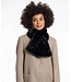 Stip Faux Fur Scarf