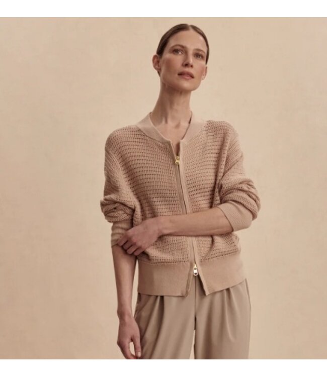 Varley Lai Lightweight Knit Jacket Moonlight