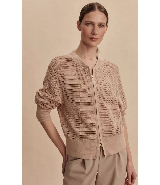 Varley Lai Lightweight Knit Jacket Moonlight