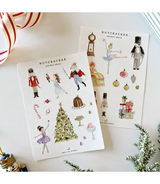 Emily Lex Studio Nutcracker Sticker Sheets