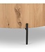 Four Hands Eaton Drum Coffee Table Ligh Oak Resin