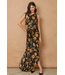 Olympia Assymetrical Pleated Dress Eclipsed Gold