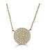 Simply Elegant Boutique Metrica Full Circle Necklace - 14KT-0.30CTW