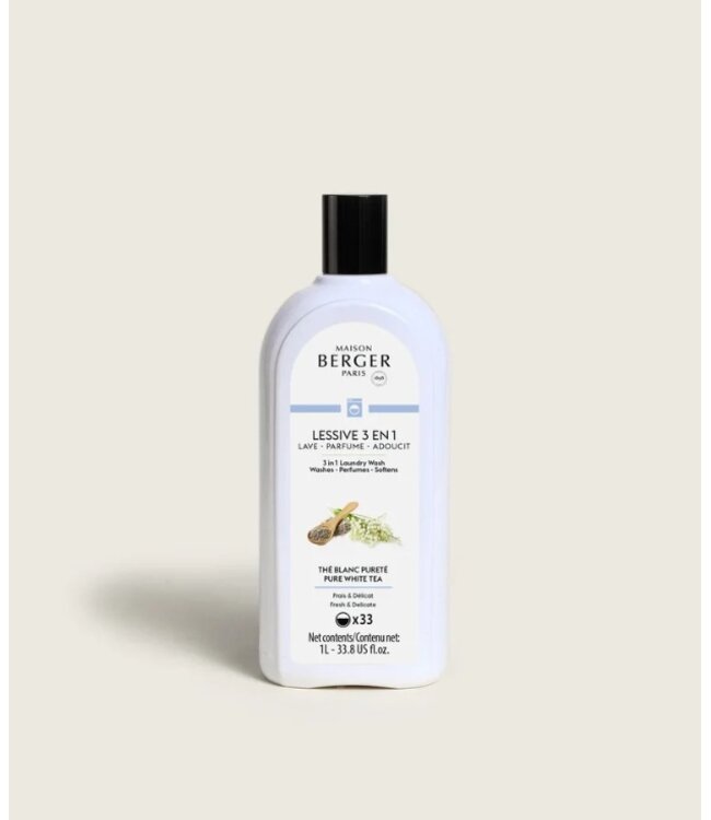 Maison Berger Pure White Tea Laundry Wash 1 Lt