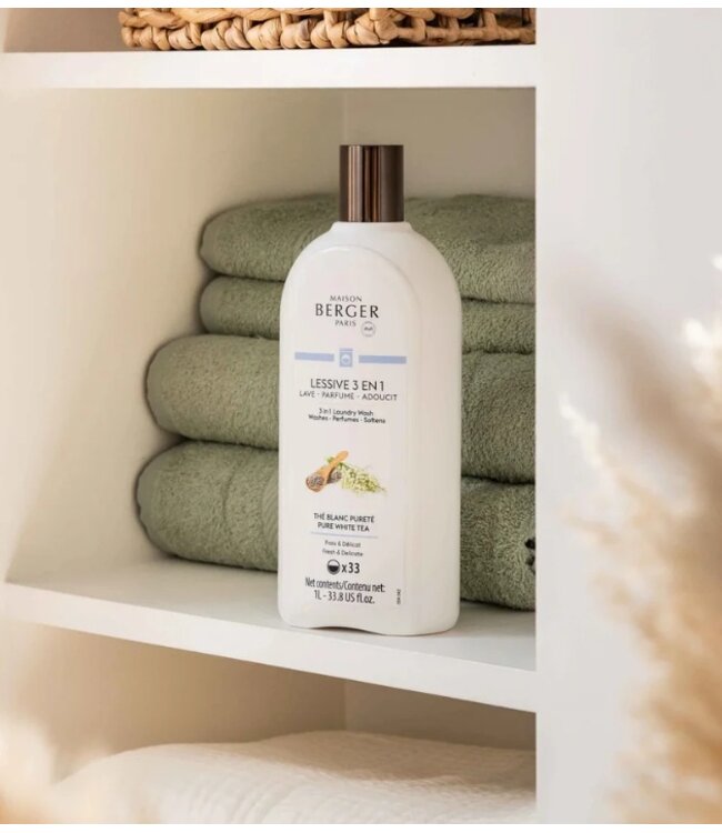 Maison Berger Pure White Tea Laundry Wash 1 Lt
