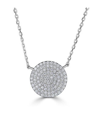 Simply Elegant Boutique Metrica Full Circle Necklace - 14KT-0.30CTW