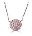 Simply Elegant Boutique Metrica Full Circle Necklace - 14KT-0.30CTW