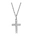 Simply Elegant Boutique Metrica Cross Necklace  - 14KT- 0.06CTW