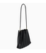 Melie Bianco Carrie Pleated Shoulder Bag Black