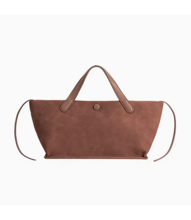 Melie Bianco Jill Suede Tote Bag Mauve