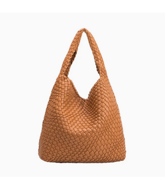 Melie Bianco Johanna Shoulder Bag Saddle