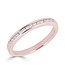 Simply Elegant Boutique RD Channel Set Wedding Band - 14KT-0.15CTW