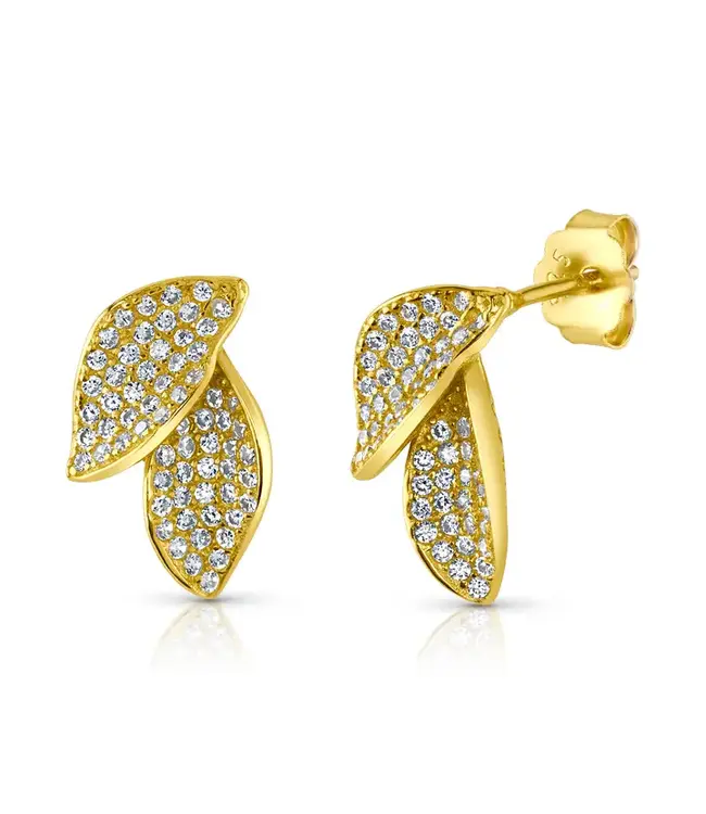 Jen Hansen Demi-Fine Fiore Double Petal Stud