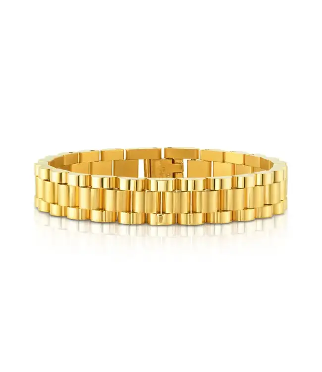 Jen Hansen Demi-Fine Watch Bracelet Gold 7"