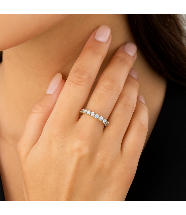 Jen Hansen Demi-Fine Round Eternity Ring