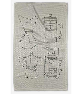 Coffee House Tea Towel