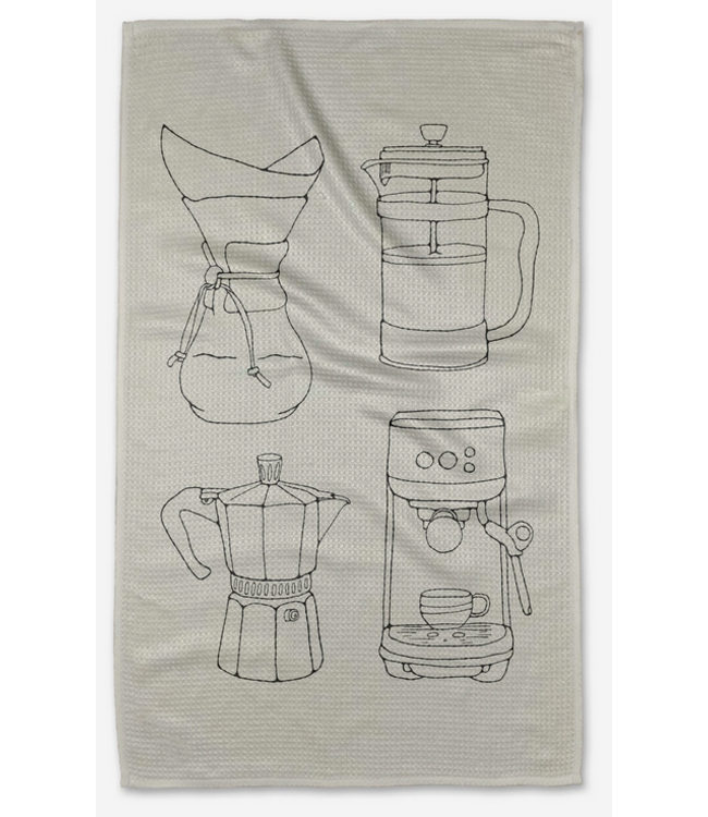 Coffee House Tea Towel