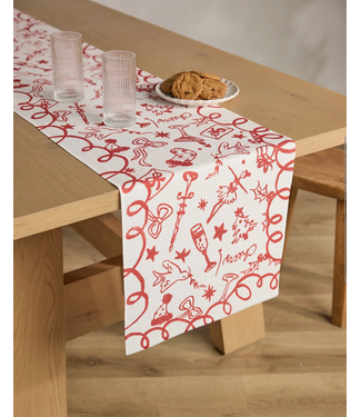 Doodles For Holiday Table Runner