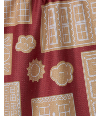 Gingerbread City Tea Towel