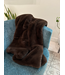 Chinchilla Faux Fur Throw 50 x 60"