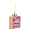 Vondels Glass Shiny Ornament Pink Credit Card