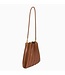Melie Bianco Carrie Pleated Shoulder Bag Saddle
