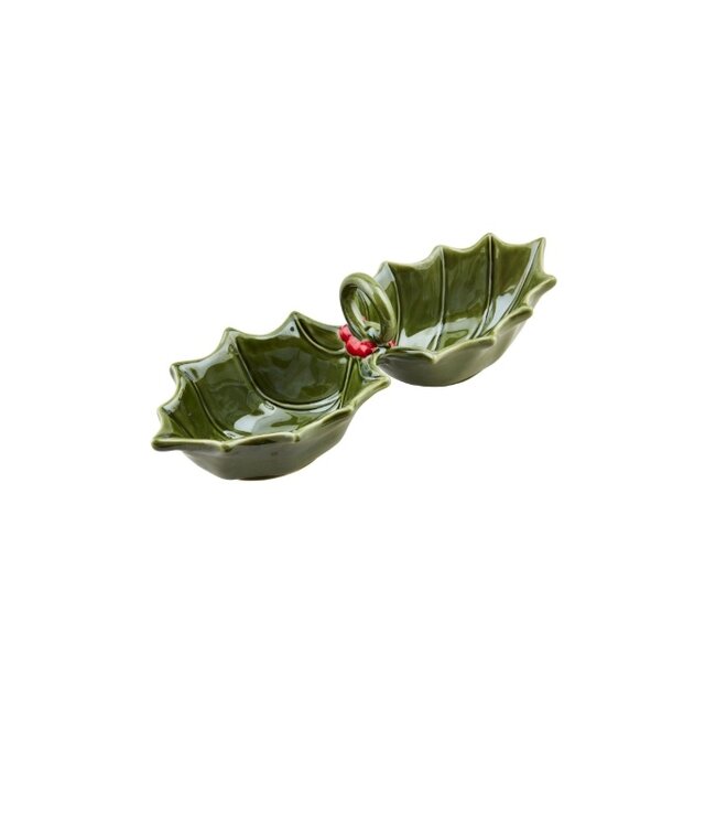 Holly Double Dip Dish