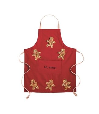 Gingerbread Sequin Apron