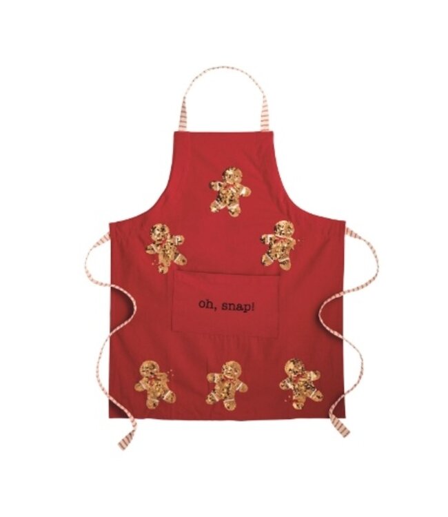 Gingerbread Sequin Apron