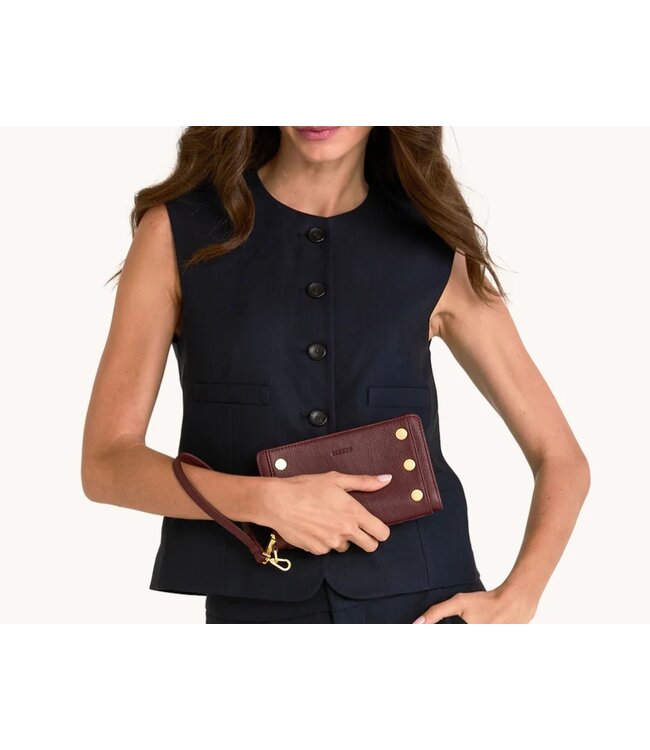 Hammitt Bryant Wallet Cherrywood Pebble/BG