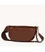 Hammitt Charles Crossbody Chocolate Diamond Suede/ AG Med