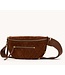 Hammitt Charles Crossbody Chocolate Diamond Suede/ AG Med