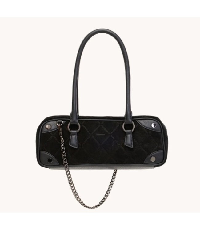 Hammitt Meredith Noir Diamond Suede/ GM Sml