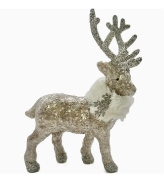 Dasher Deer - Gold Mica, Bisque Fur