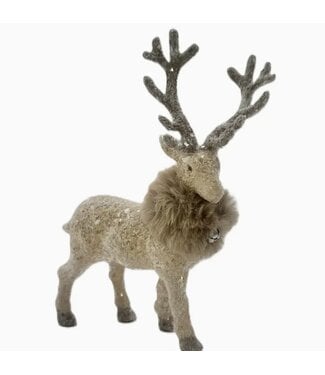 Dasher Deer with Mocha Antlers - Fawn, Mocha