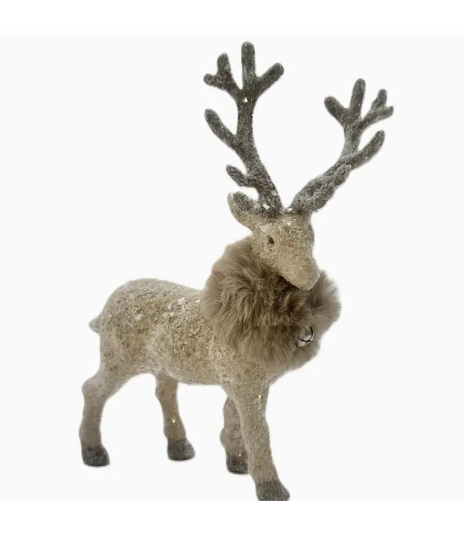 Dasher Deer with Mocha Antlers - Fawn, Mocha