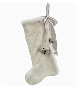 Grand Stocking with - Ivory Fur