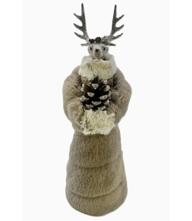 Valentino - Mocha, Taupe Channel Fur