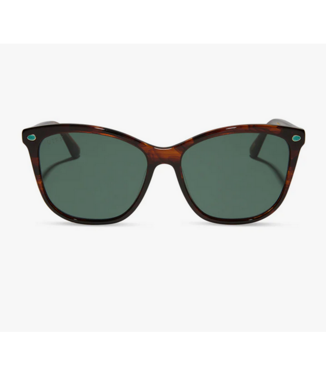 Diff Eyewear Beth III Polarized Sunglasses Sequoia Tortoise G15