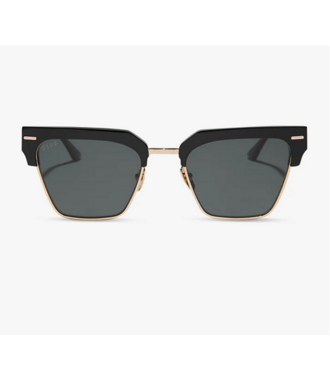 Diff Eyewear Capri Black/GRY Sunglasses
