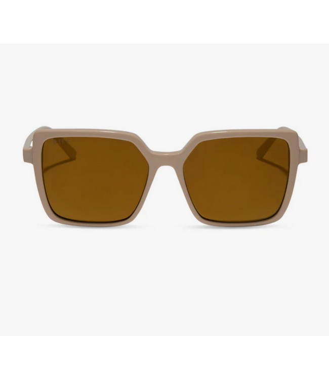 Diff Eyewear Esme Almond Brown Sunglasses