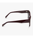 Diff Eyewear Evie Sunglasses Dark Cherry / Grey Polarizesd