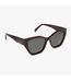 Diff Eyewear Evie Sunglasses Dark Cherry / Grey Polarizesd