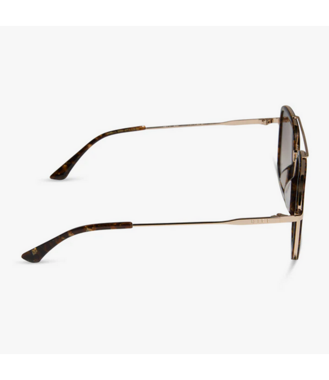 Diff Eyewear Jordan Sunglasses Glitter Tortoise Brown Gradient