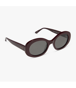 Diff Eyewear Lainey Dark Cherry Lacquer/Gry