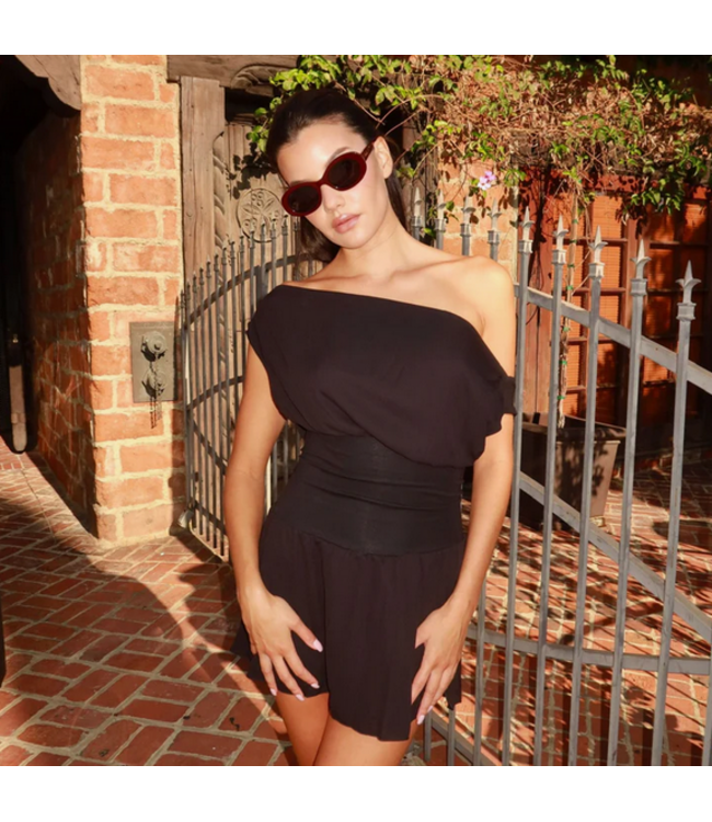 Diff Eyewear Lainey Dark Cherry Lacquer/Gry