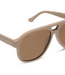 Diff Eyewear Nash Almond & Brown Sunglasses