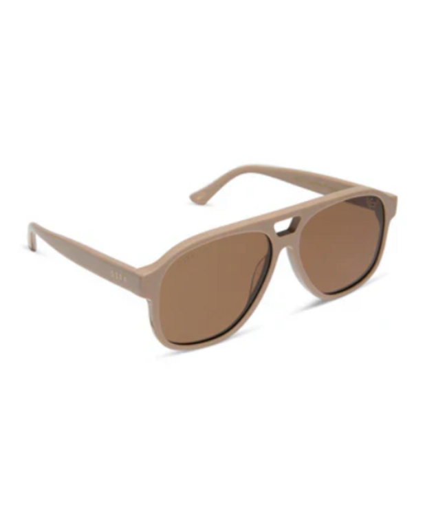 Diff Eyewear Nash Almond & Brown Sunglasses