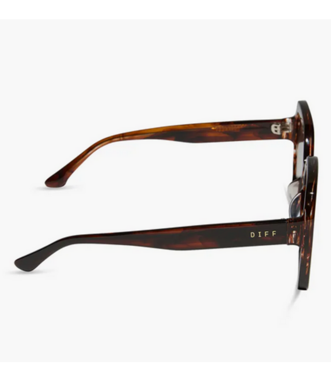 Diff Eyewear Sloane Confetti Tort/BRN Sunglasses