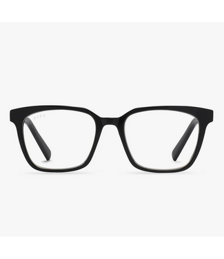 Diff Eyewear Alex Black + Blue Reader Glasses 1.50